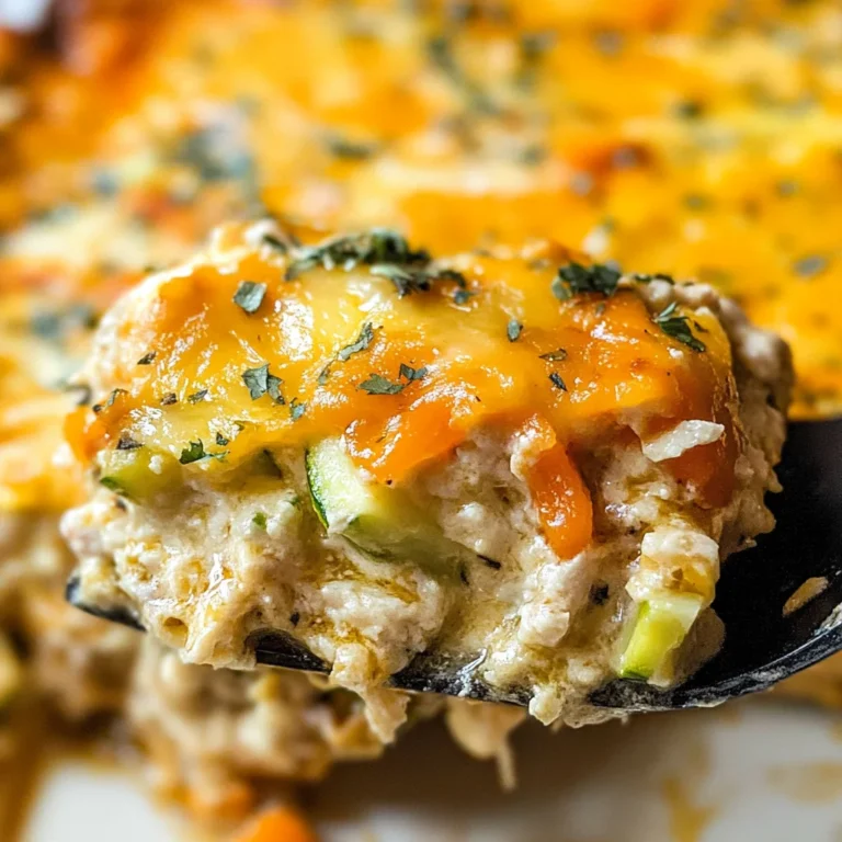 Chicken Zucchini Casserole (With Ground Chicken)