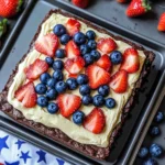 Easy 4th of July Brownies