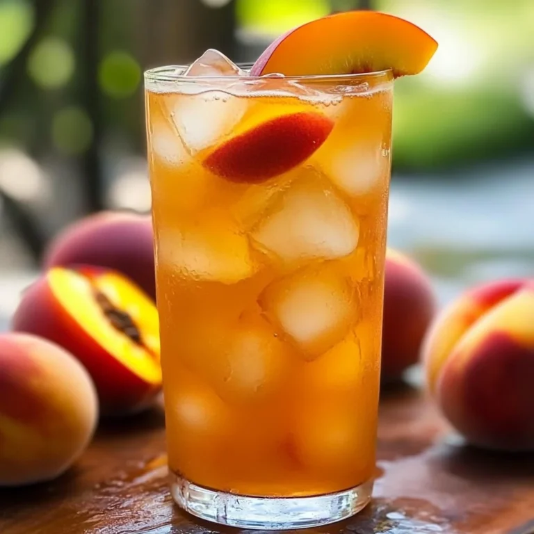 Easy Peach Tea Recipe!