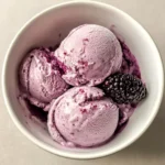 Fresh Blackberry Ice Cream (No Churn)