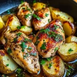 Greek chicken and potatoes