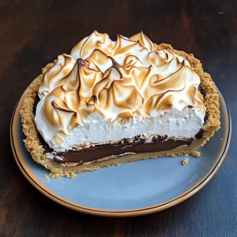 Peanut Butter S'mores Pie