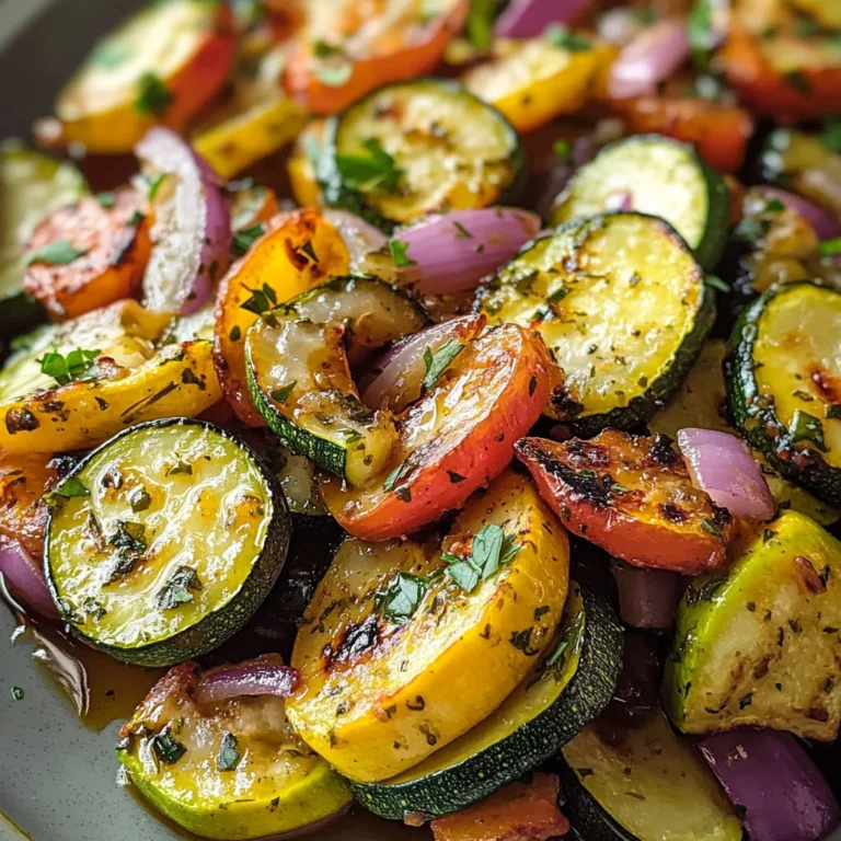 Roasted Zucchini and Summer Squash