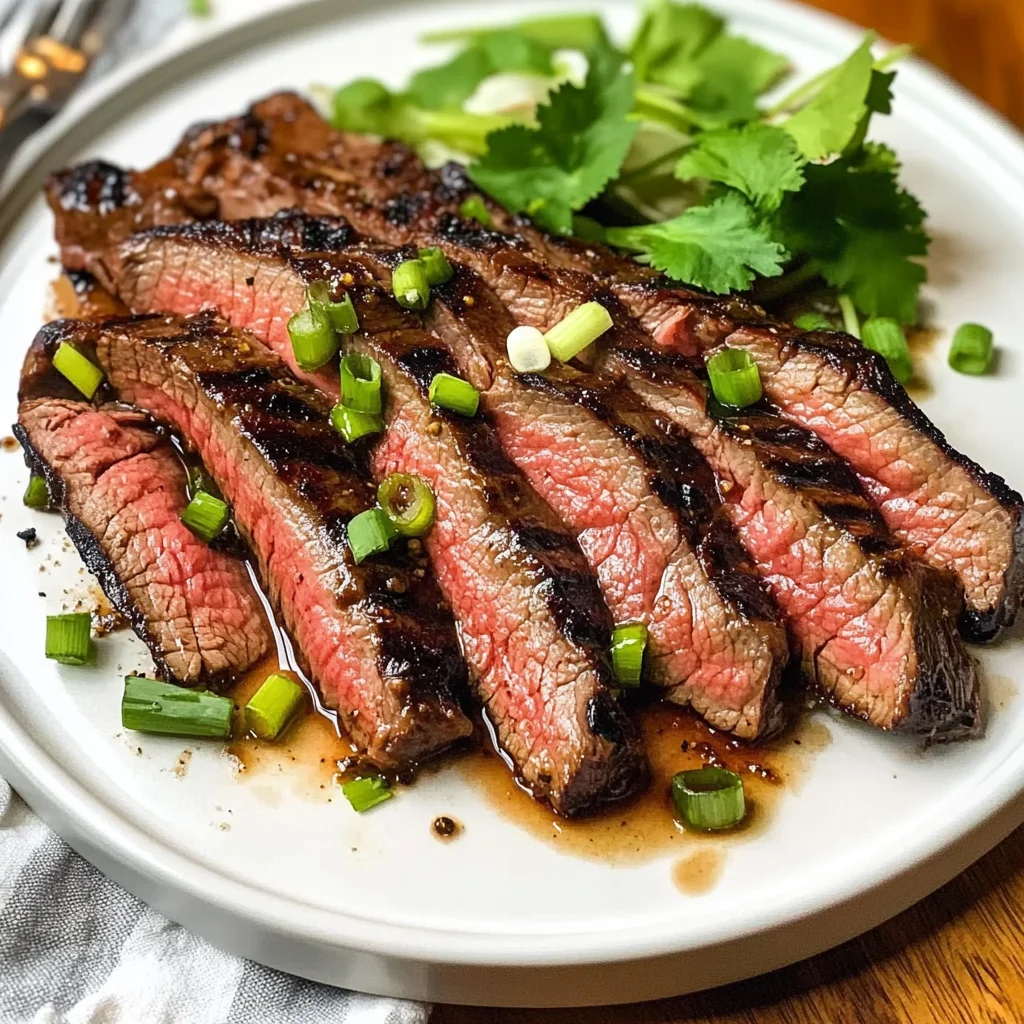 Soy Marinated Flank Steak