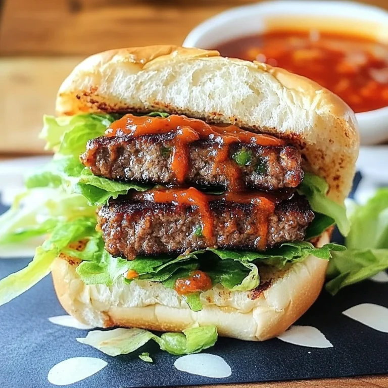 Thai Chili Beef Burger