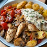 Tuscan Garlic Chicken Stir-Fry with Sun-Dried Tomato Mushroom Cream