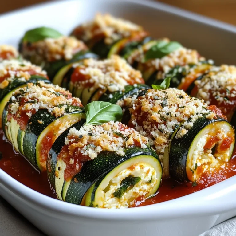 Zucchini Ricotta Rolls Recipe