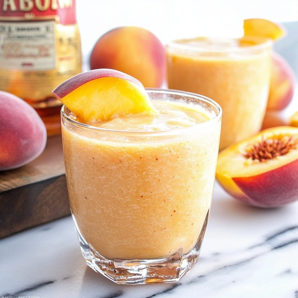 Bourbon Peach Slush