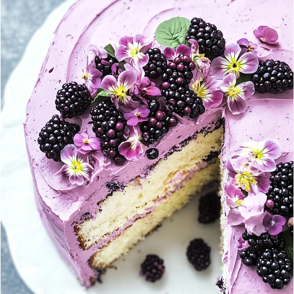 Blackberry Lime Cake
