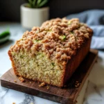 Cinnamon Streusel Topped Zucchini Bread Bakery Style: A Stunning Loaf