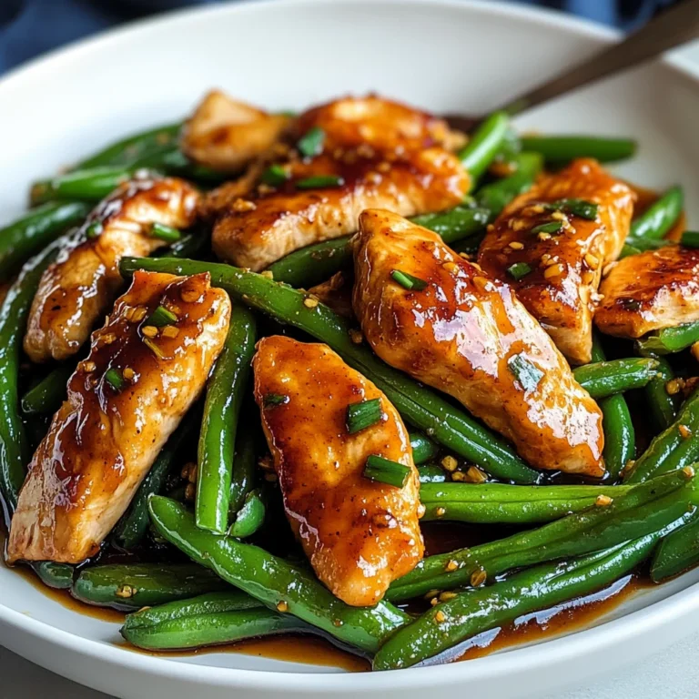 Easy Chicken Breast and Green Beans