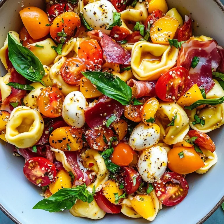 Hot Honey Tortellini Pasta Salad