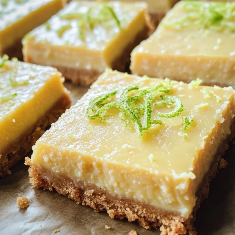 Key Lime Pie Bars