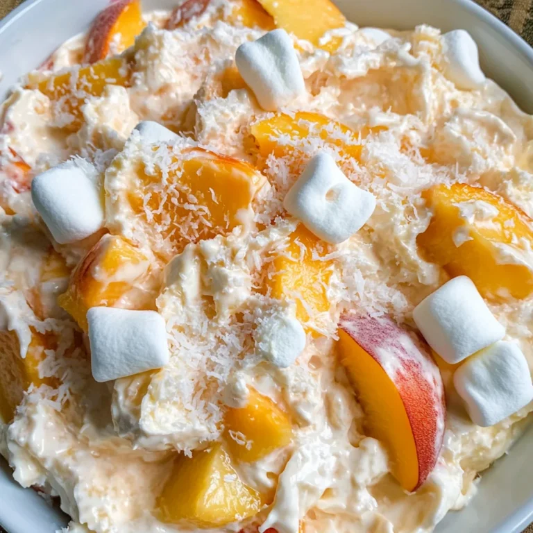 Millionaire Peach Salad Recipe