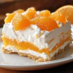 No Bake Orange Dreamsicle Lasagna