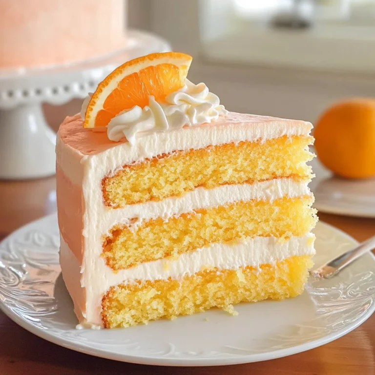 Orange Creamsicle Cake