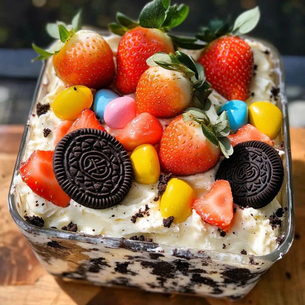 Oreo Dirt Pudding Cake