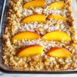 Peach Baked Oatmeal