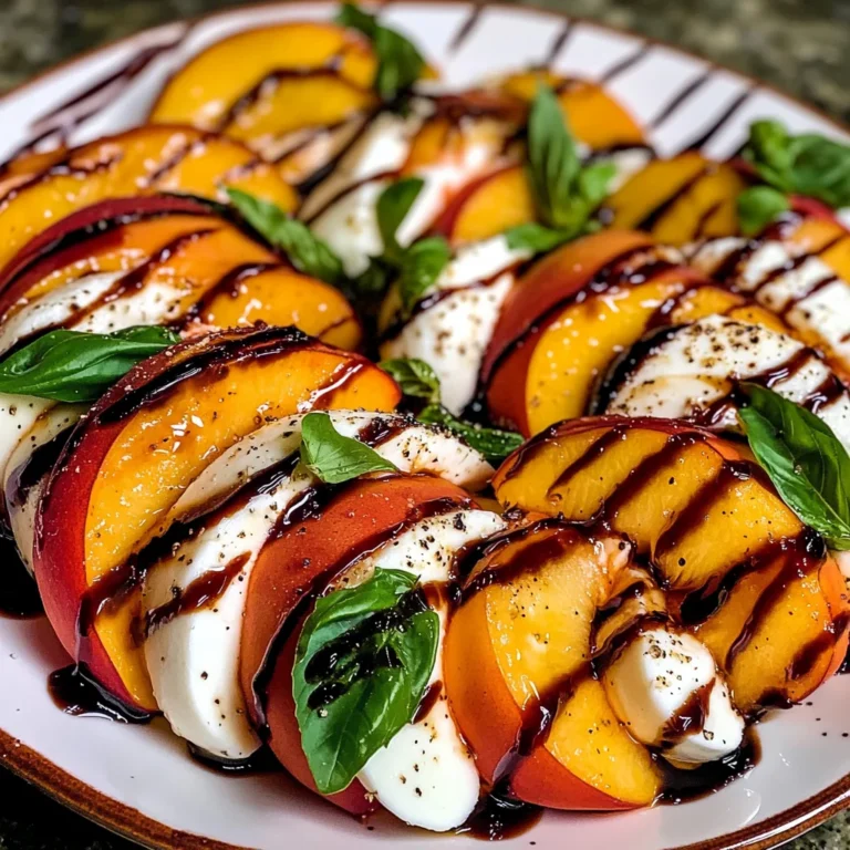 Peach Caprese Salad