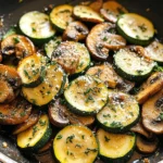Skillet Zucchini and Mushrooms