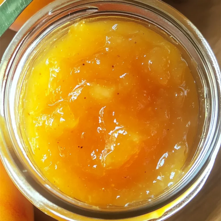 Small Batch Vanilla Peach Jam