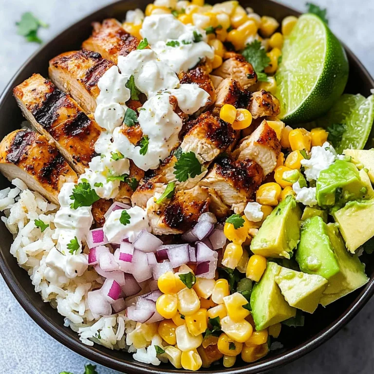 Street Corn Chicken Rice Bowl