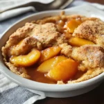 The Easiest Southern Peach Cobbler
