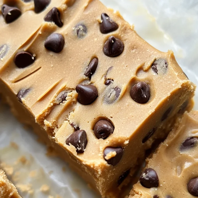 Three Ingredient Peanut Butter Cookie Dough Break-Apart Fudge