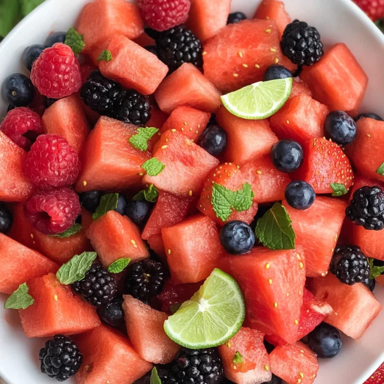 Watermelon Fruit Salad
