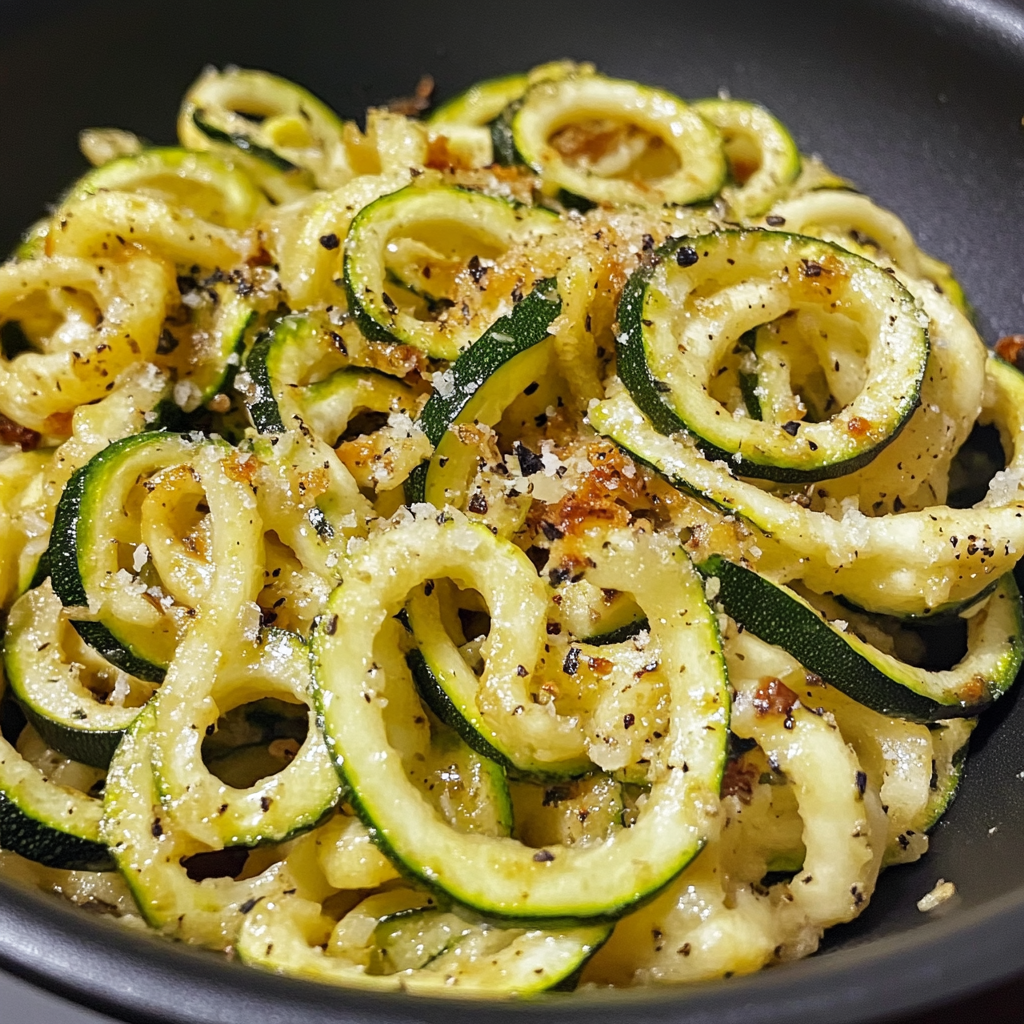 Keto Air Fryer Zucchini Noodles Recipe
