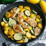 Healthy Chicken Breast with Zucchini and Squash