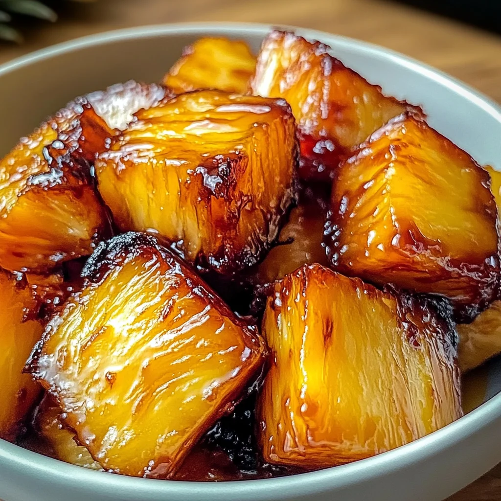 Air Fryer Caramelized Pineapple - Easy & Sweet Treat