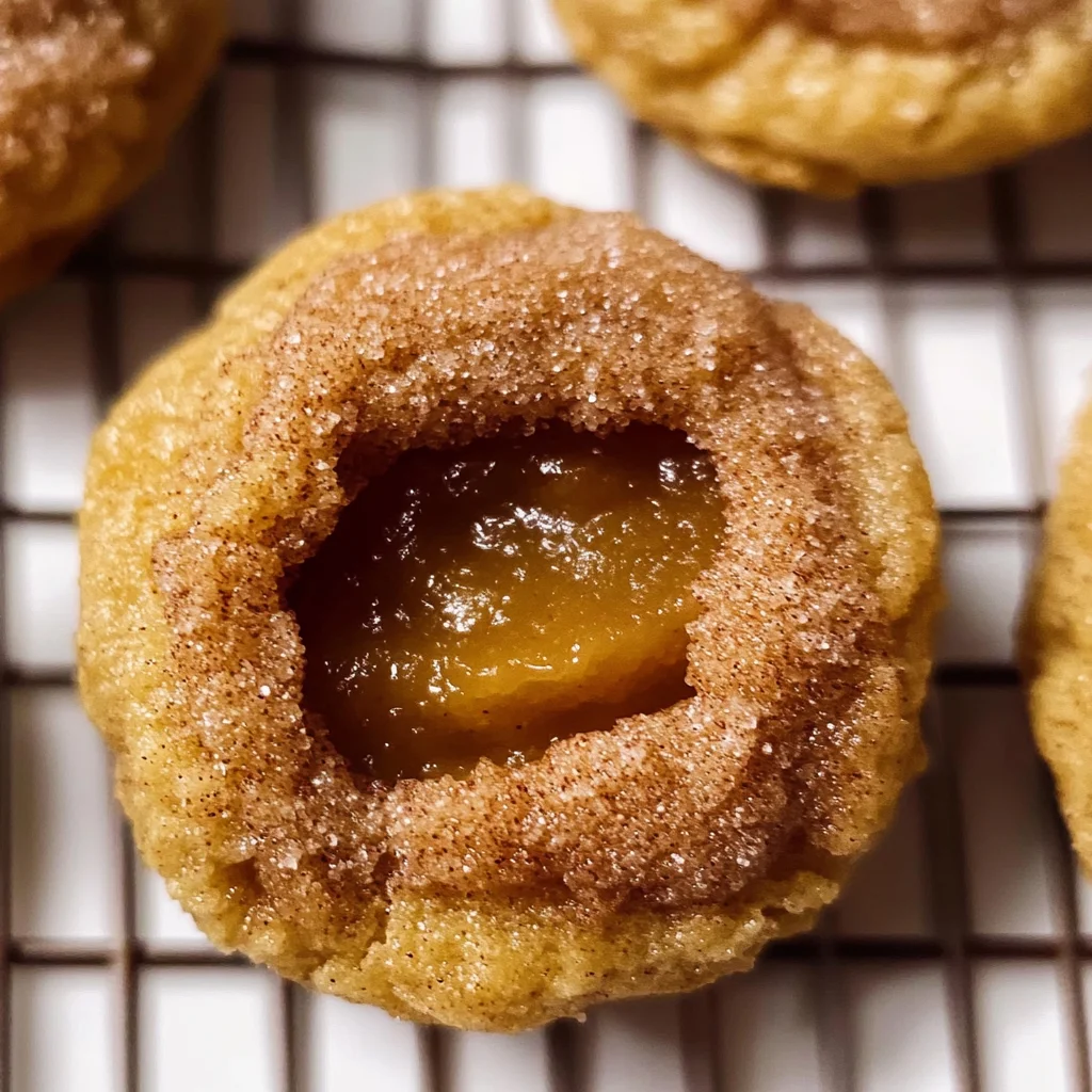 Apple Butter Snickerdoodle Cookies