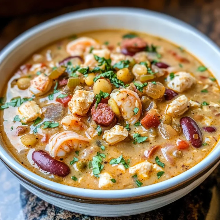 Cajun White Chicken Chili
