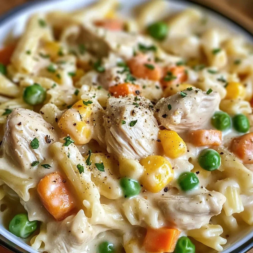 Chicken Pot Pie Pasta Recipe