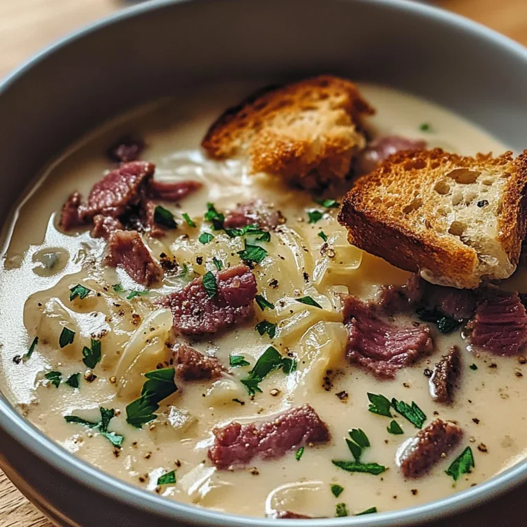 Creamy Reuben Soup: A Delicious Twist on a Classic