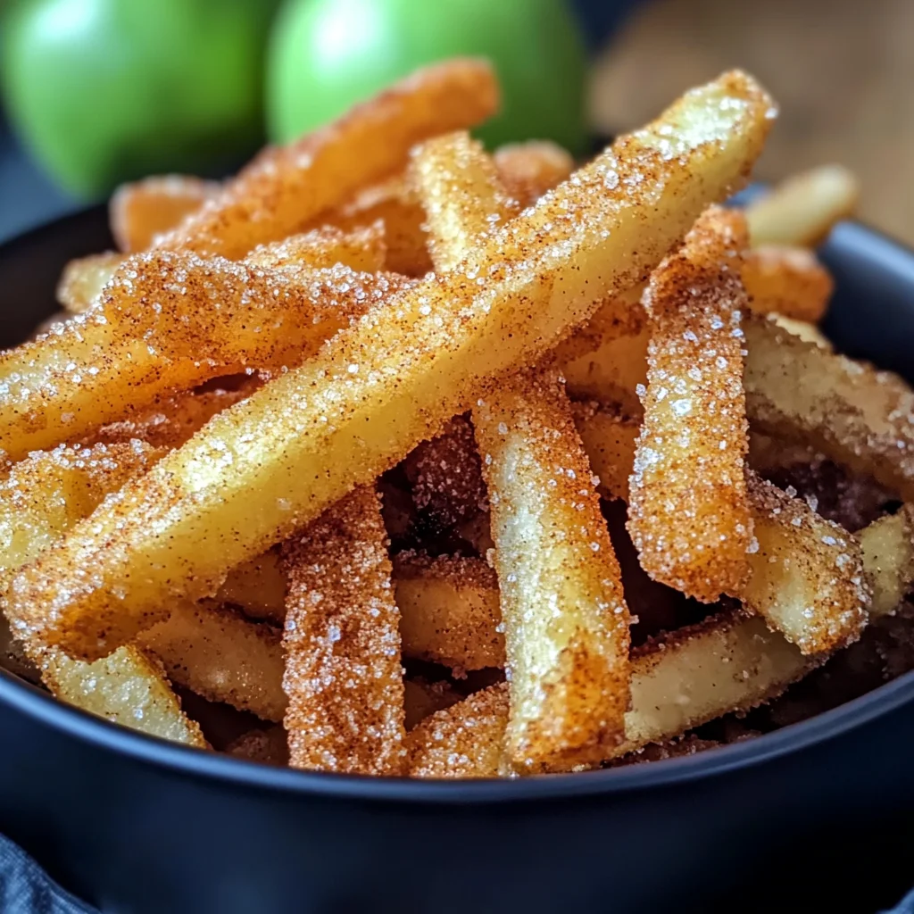 Crispy Air Fryer Apple Fries