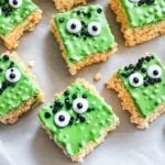 Frankenstein Halloween Rice Krispie Treats