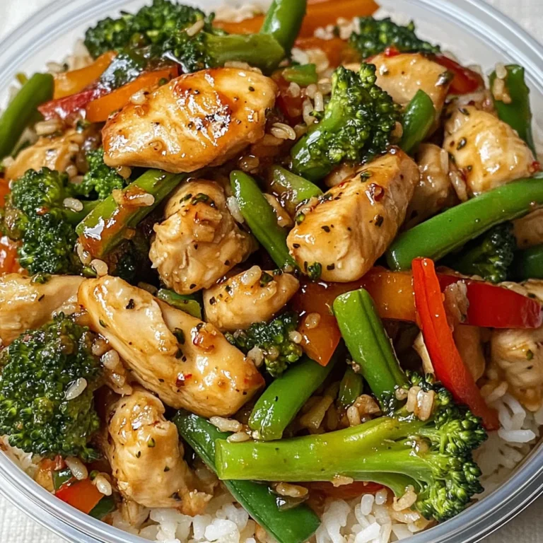 Healthy Chicken and Veggie Stir-Fry with Mixed Rice