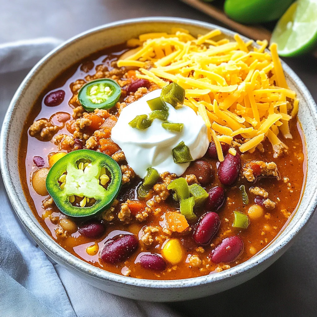 Healthy Turkey Chili