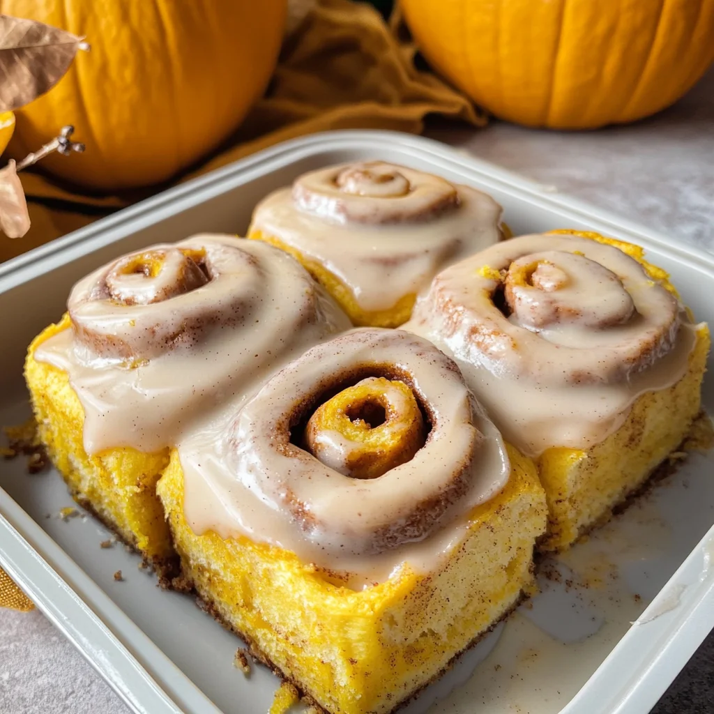 Homemade Pumpkin Chai Cinnamon Rolls