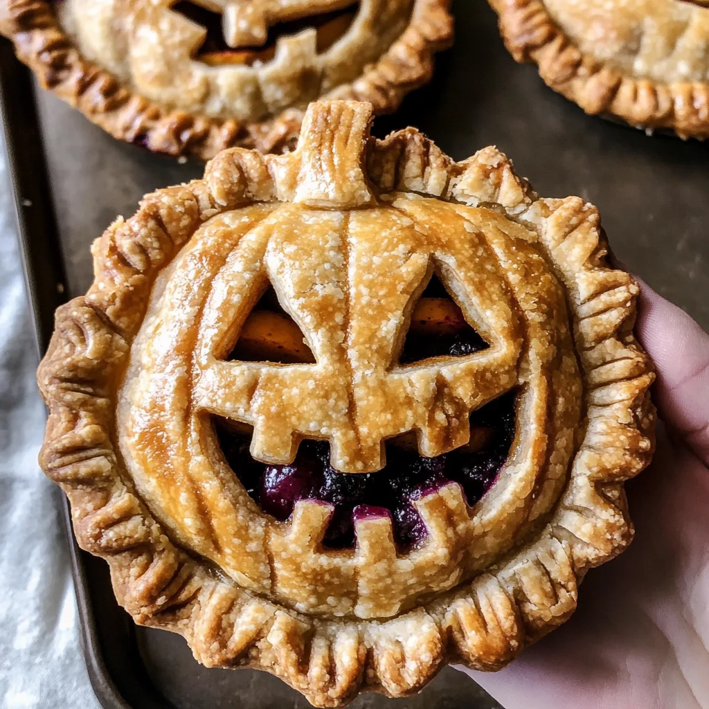 Jack-O-Lantern Hand Pies