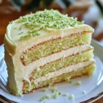 Key Lime Cake with Key Lime Cream Cheese Frosting