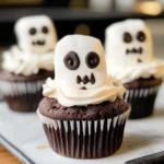Marshmallow Ghost Cupcakes
