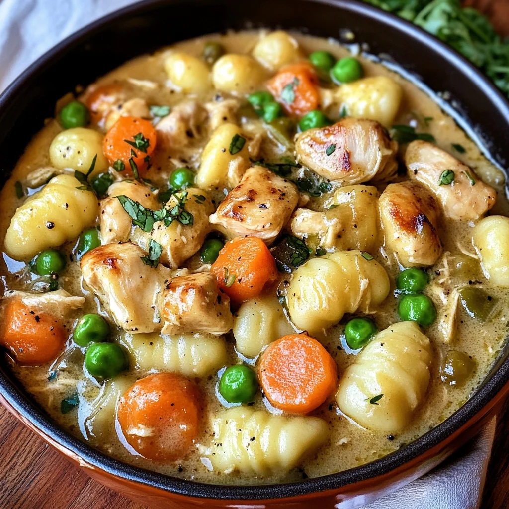 ONE POT GNOCCHI CHICKEN POT PIE