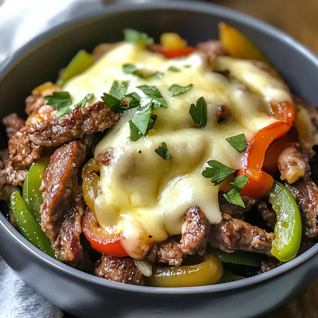 Philly Cheesesteak Bowls – Easy Low-Carb Dinner Idea