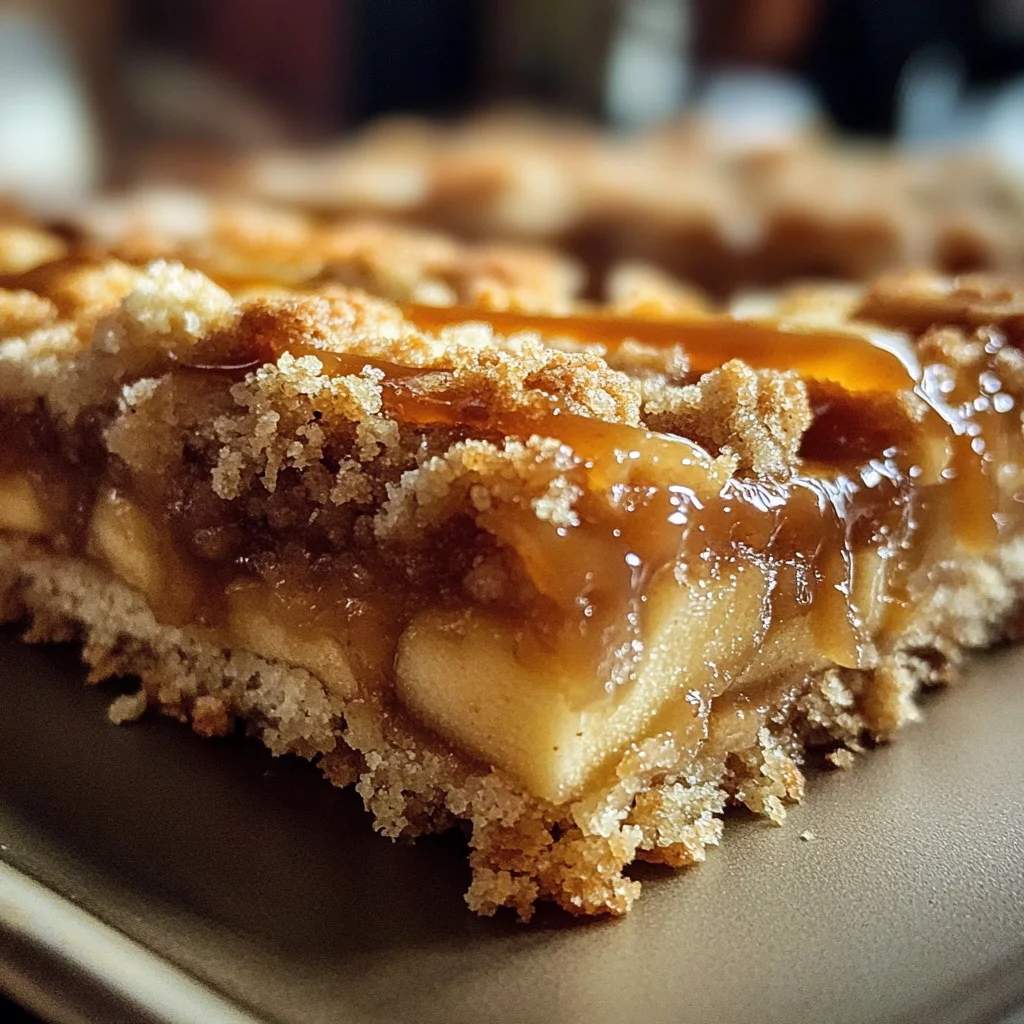 Salted Caramel Apple Crumble Bars Fall Treat: Get Addicted in 45 Min