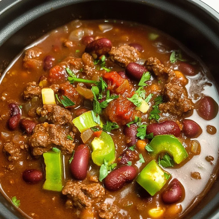 Slow Cooker Chili Con Carne