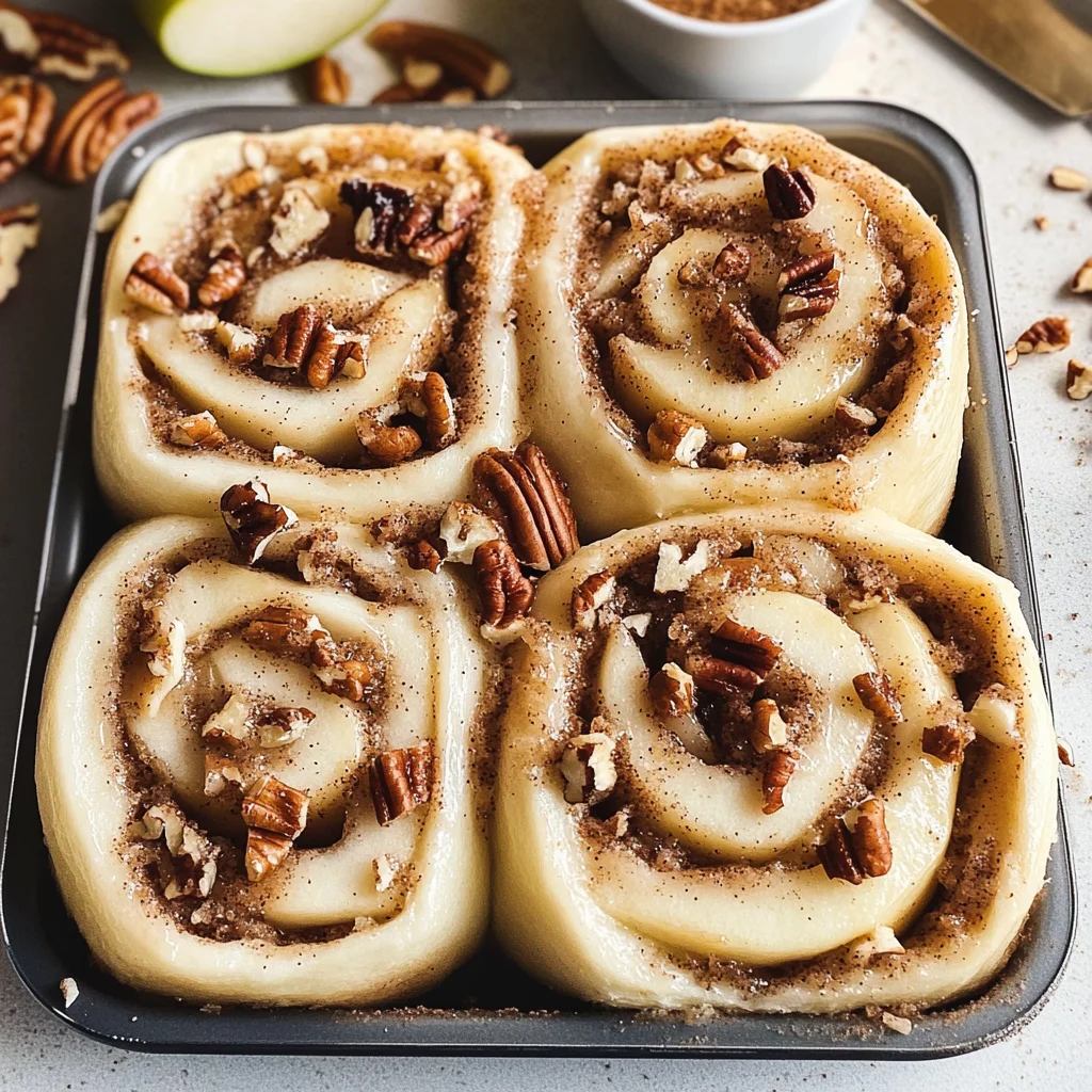 Soft-Baked Apple Cinnamon Rolls