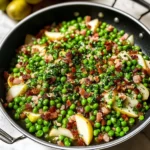 Thanksgiving Peas (with Pear and Pancetta)